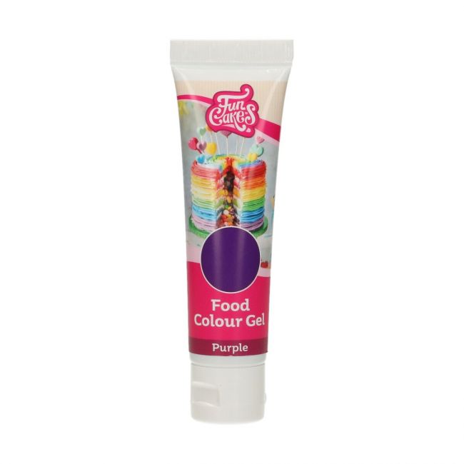 Colorant gel violet pourpre FunCakes