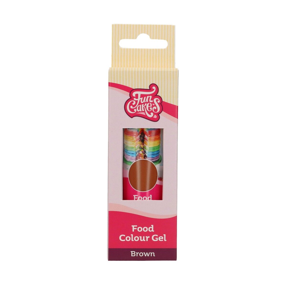 Colorant gel marron brun FunCakes