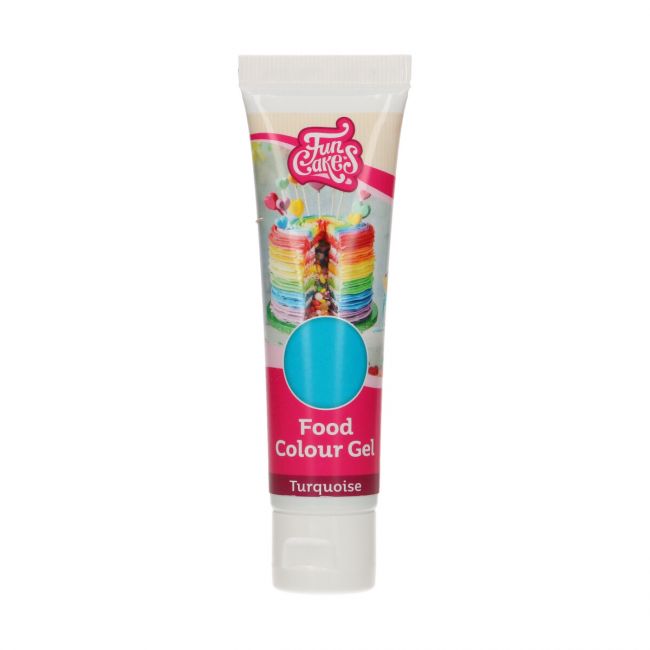 Colorant gel bleu turquoise FunCakes