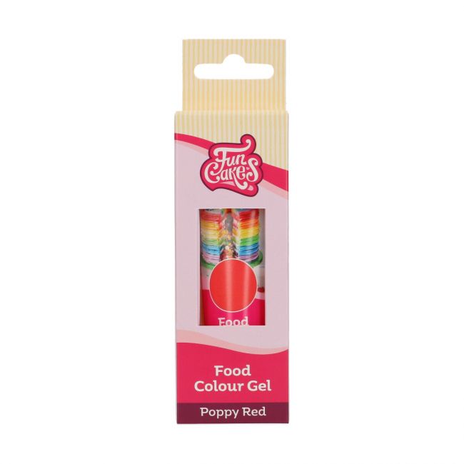 Colorant gel rouge coquelicot FunCakes