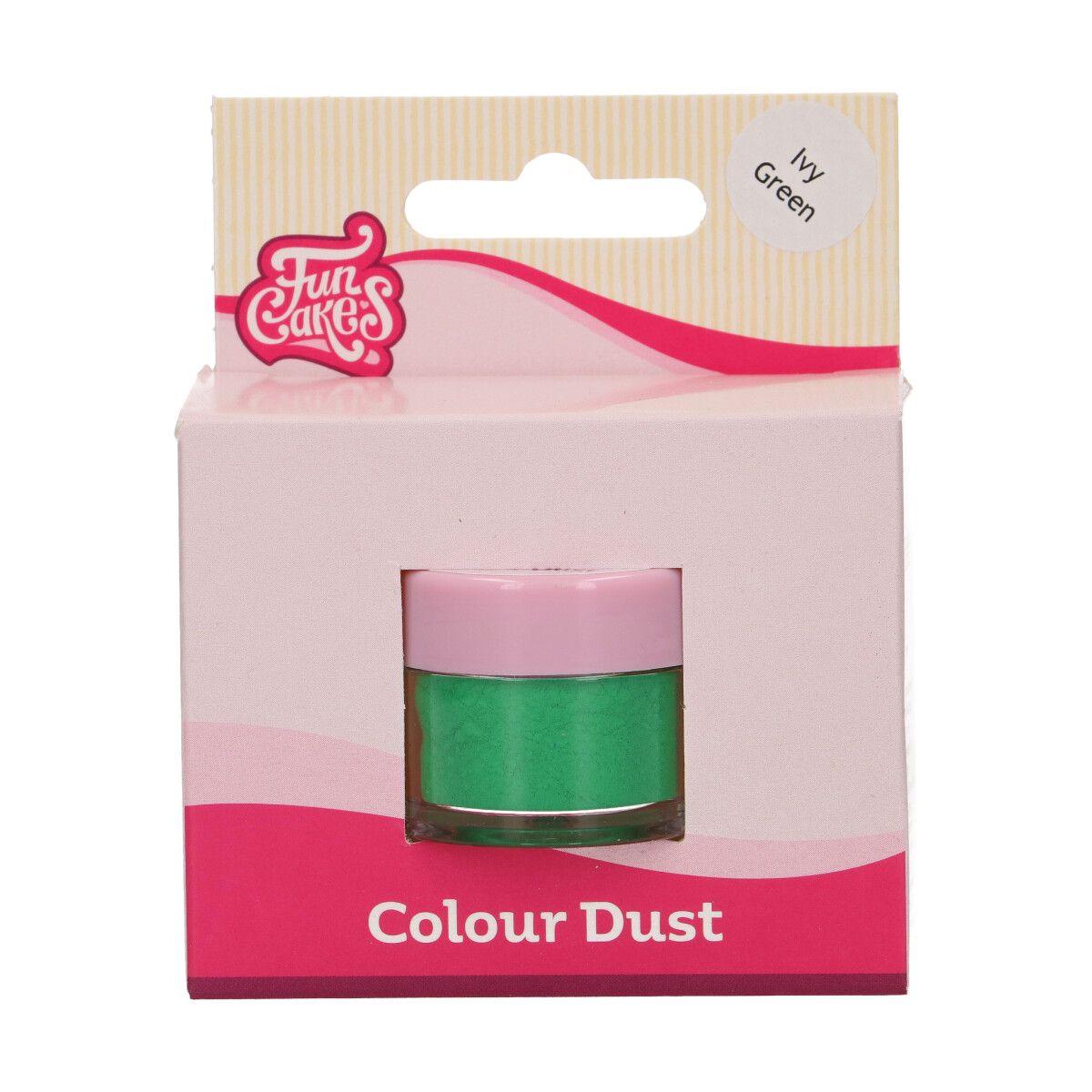 Colorant en poudre Dust vert lierre FunCakes