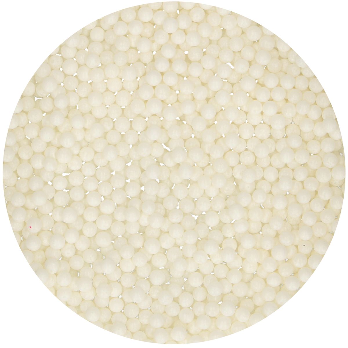 Perles de sucre blanc mat 4 mm FunCakes