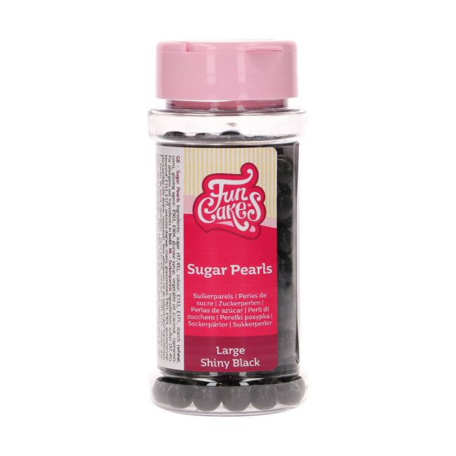 Maxi perles de sucre noires FunCakes