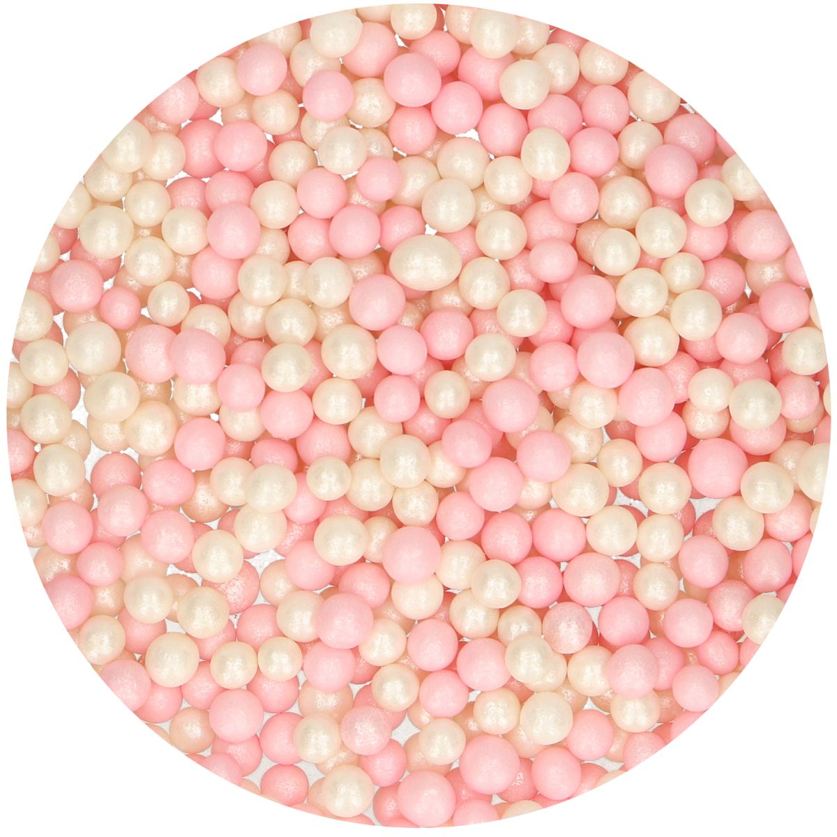 Perles de sucre rose et blanc FunCakes
