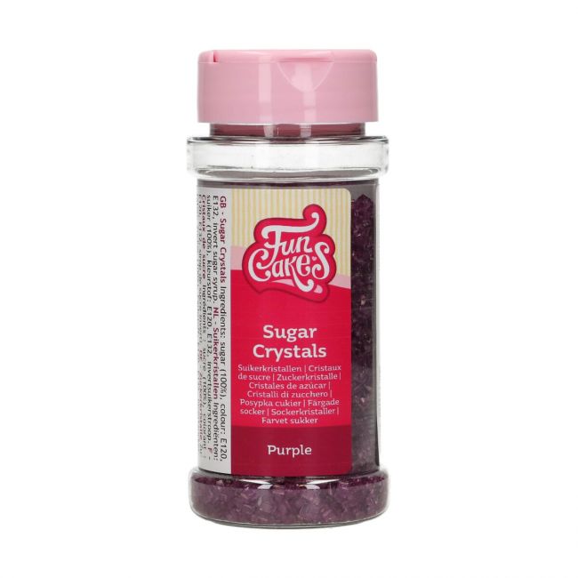Sucre coloré violet 80 g FunCakes