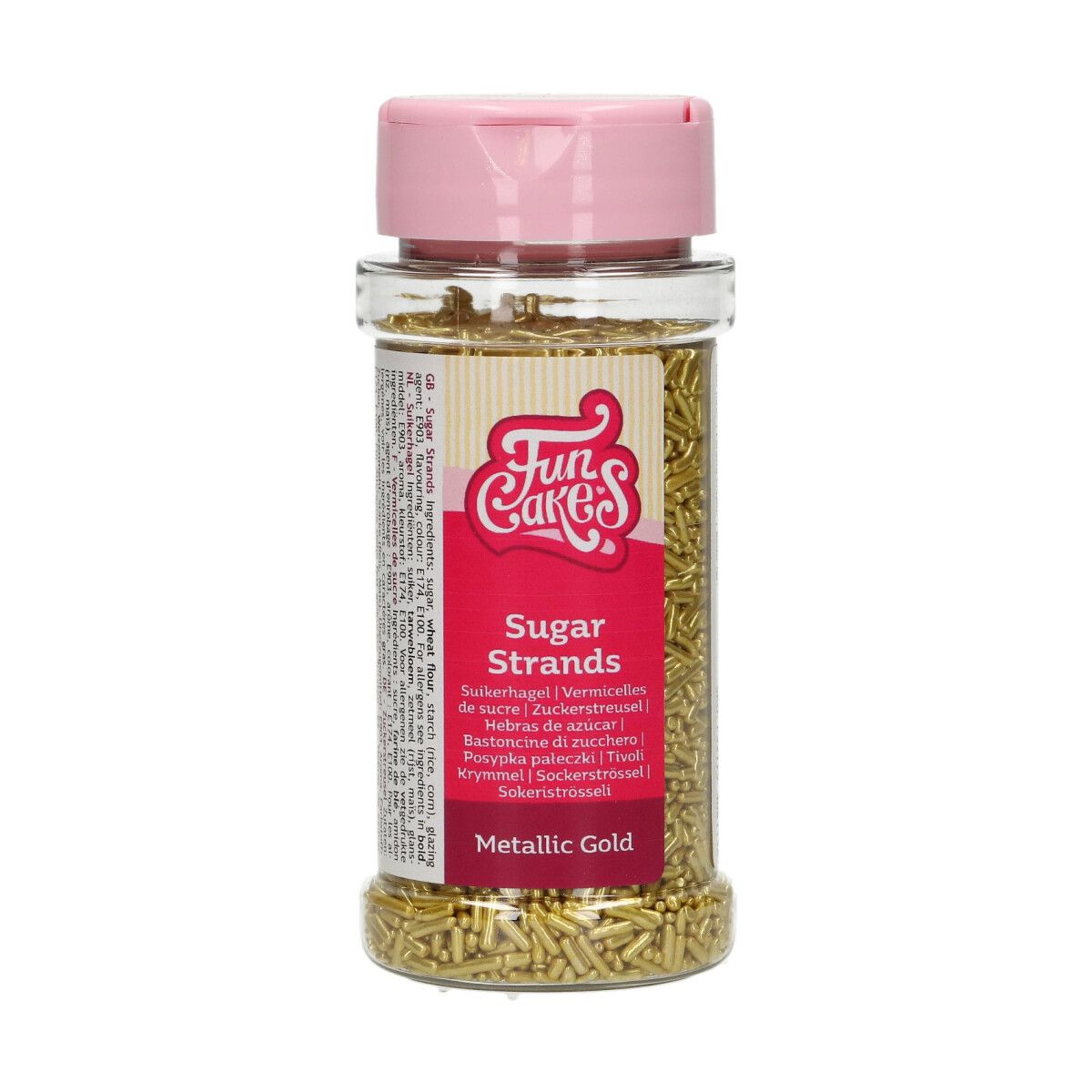 Vermicelles de sucre or 80 g FunCakes