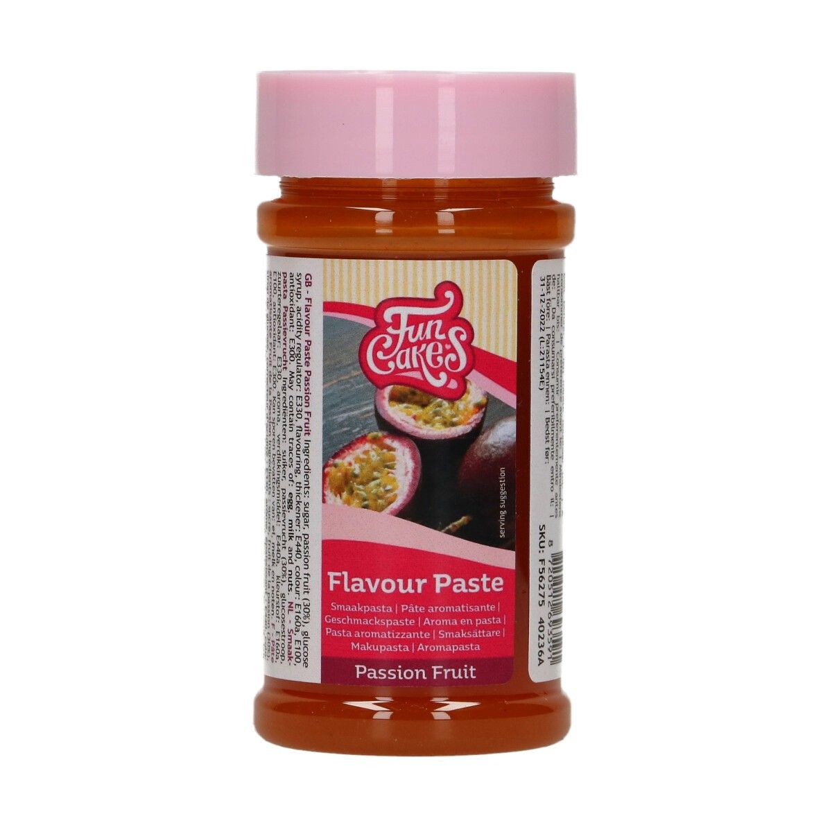Pâte aromatisante fruits de la passion 120 g FunCakes