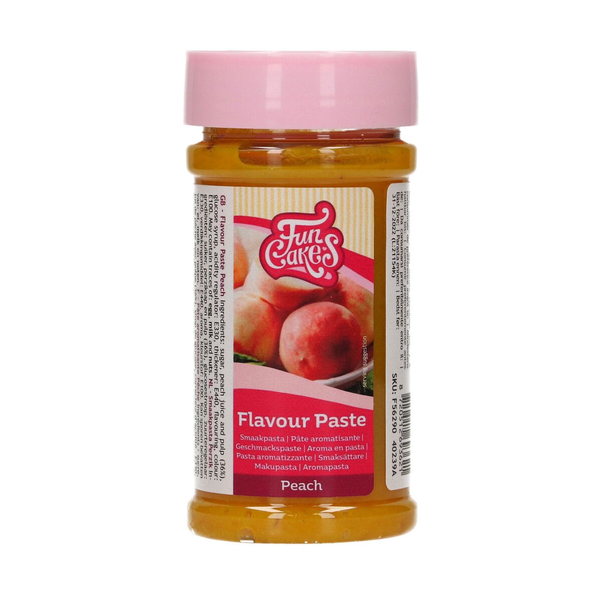Pâte aromatisante pêche 120 g FunCakes
