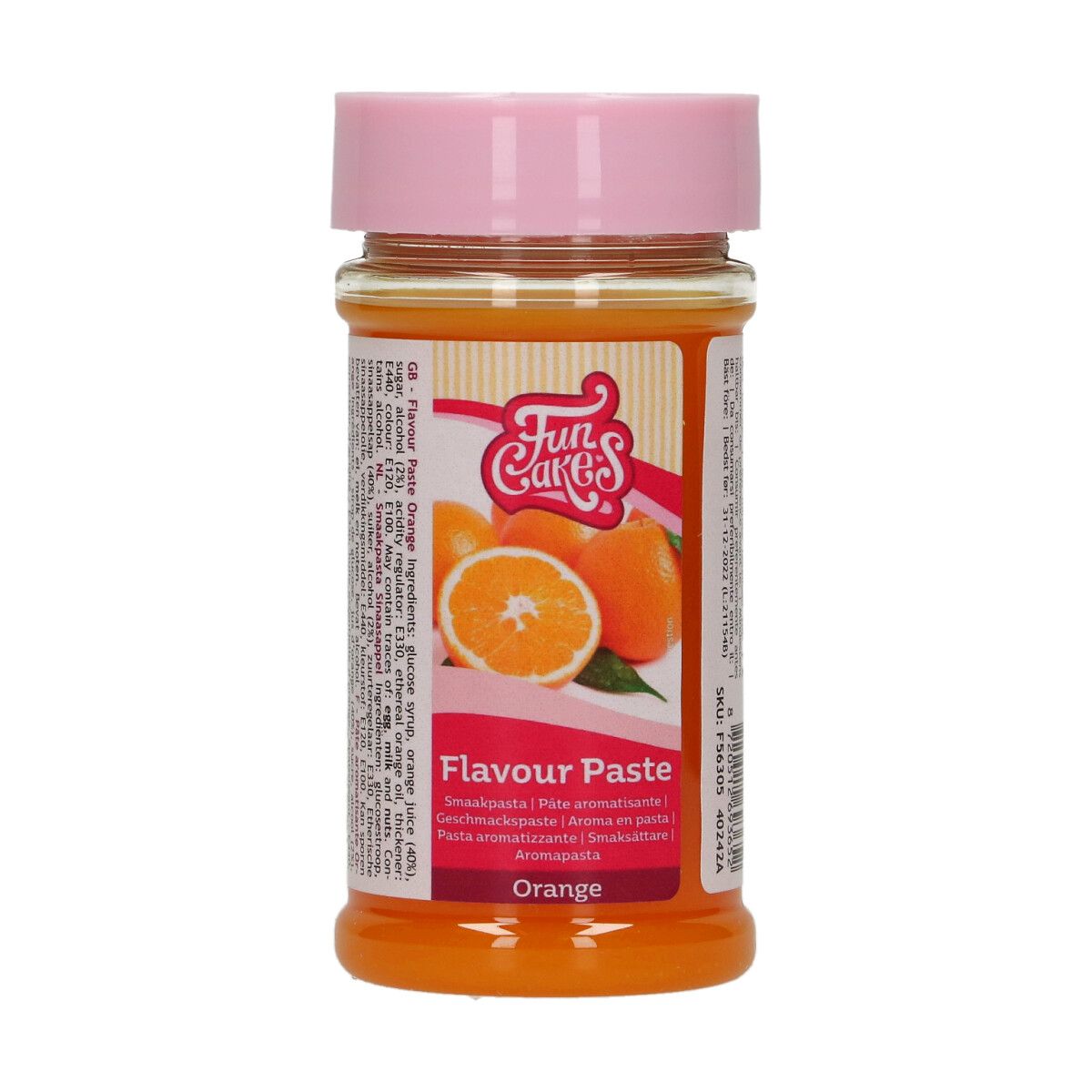 Pâte aromatisante orange 120 g FunCakes