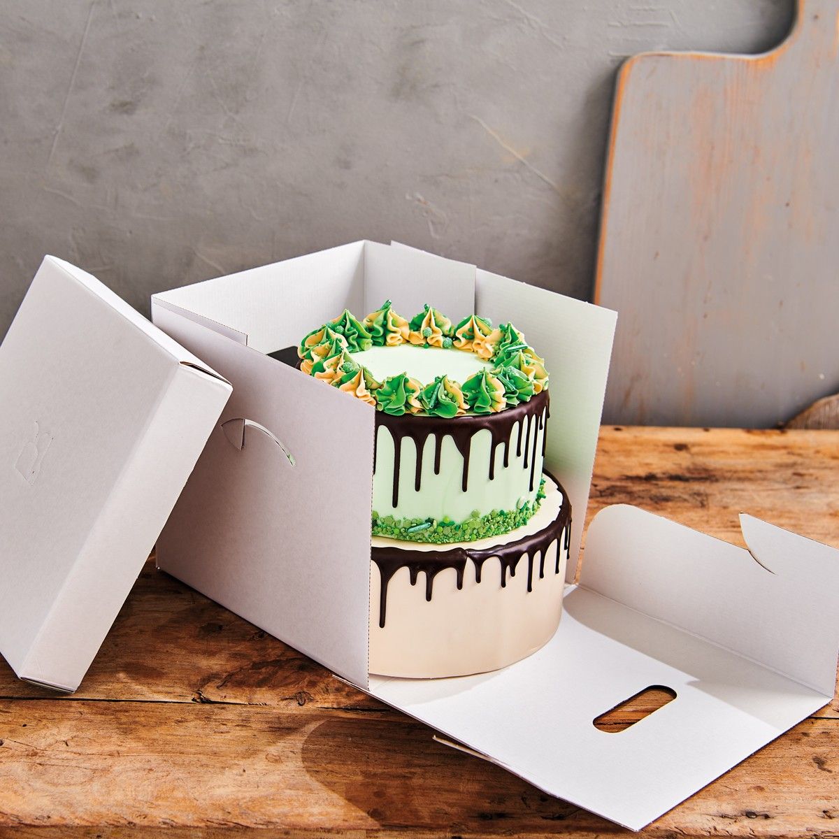 Boîte à gâteaux 25 x 25 cm hauteur 25 cm FunCakes