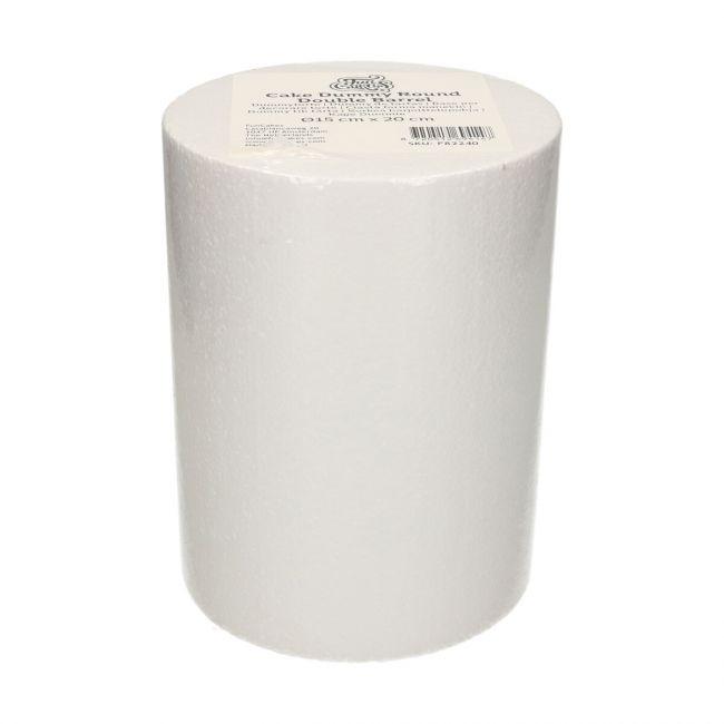 Dummy faux gâteau polystyrène rond hauteur 20 cm FunCakes