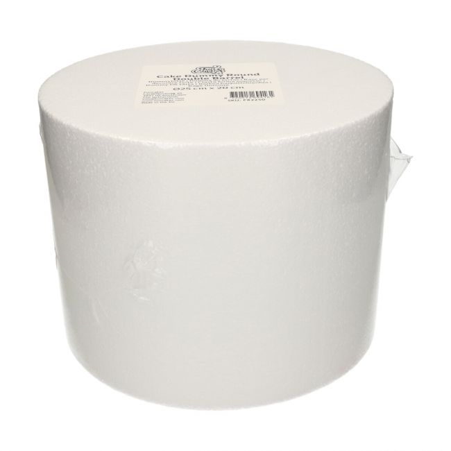 Dummy faux gâteau polystyrène rond hauteur 20 cm FunCakes