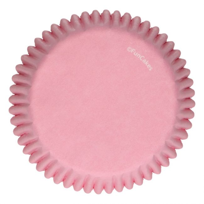 Caissettes à cupcakes rose clair x48 FunCakes