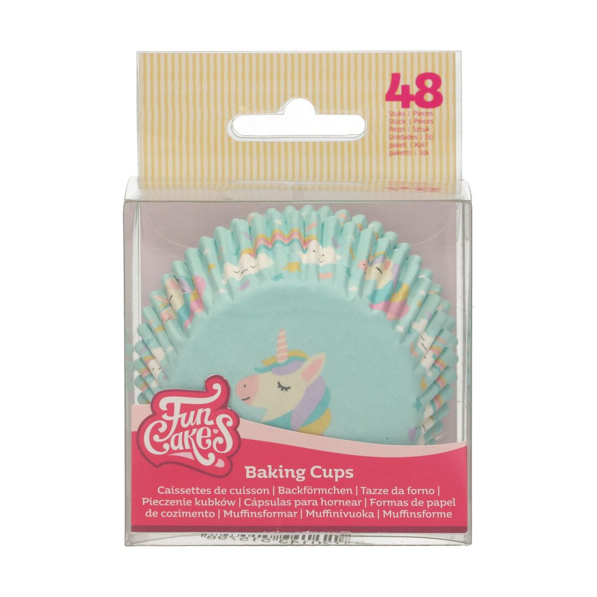 Caissettes à cupcakes Licorne x48 FunCakes