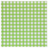 Feuilles de papier sulfurisé Bento Damier vert x50