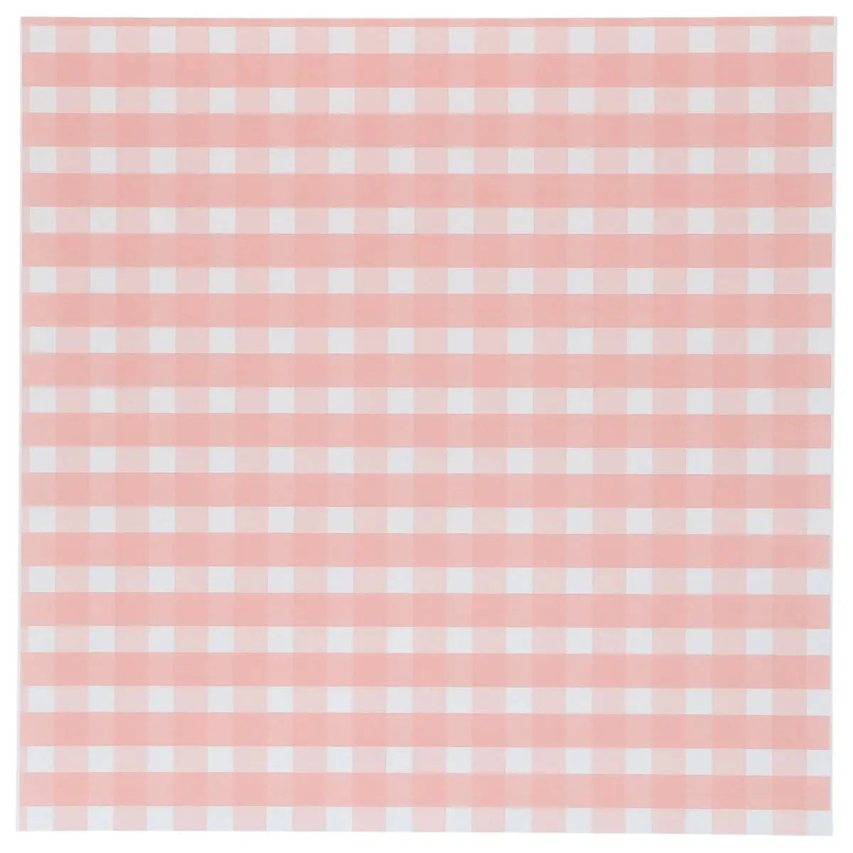 Feuilles de papier sulfurisé bento damier rose x50