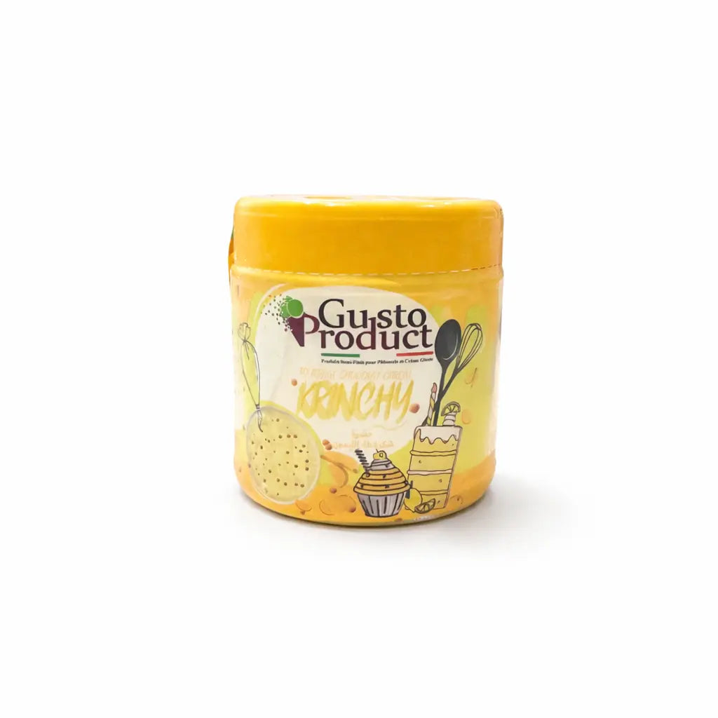 Fourrage Krinchy chocolat blanc citron 350 g GustoProduct