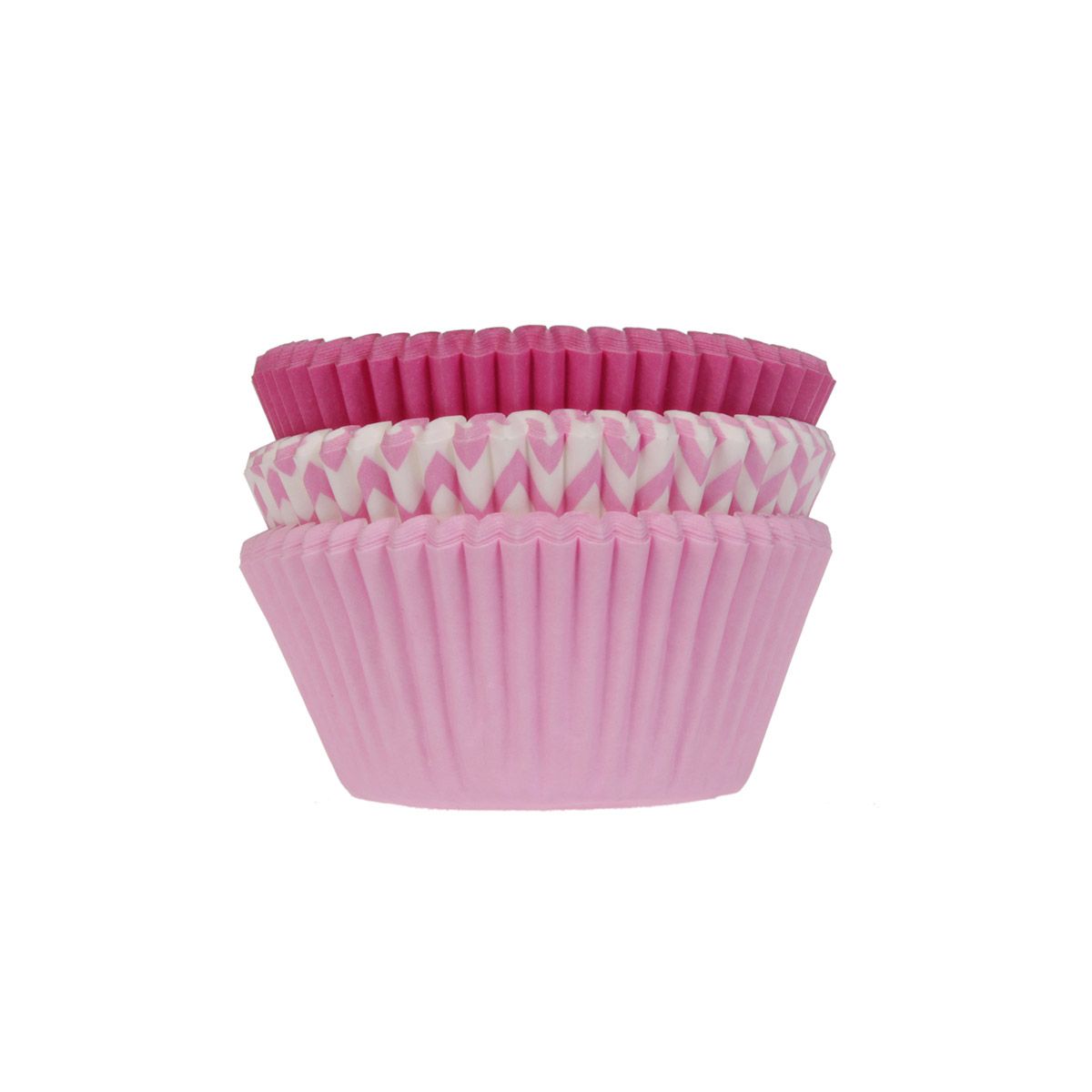 Caissettes à cupcakes assorties rose x75 House of Marie