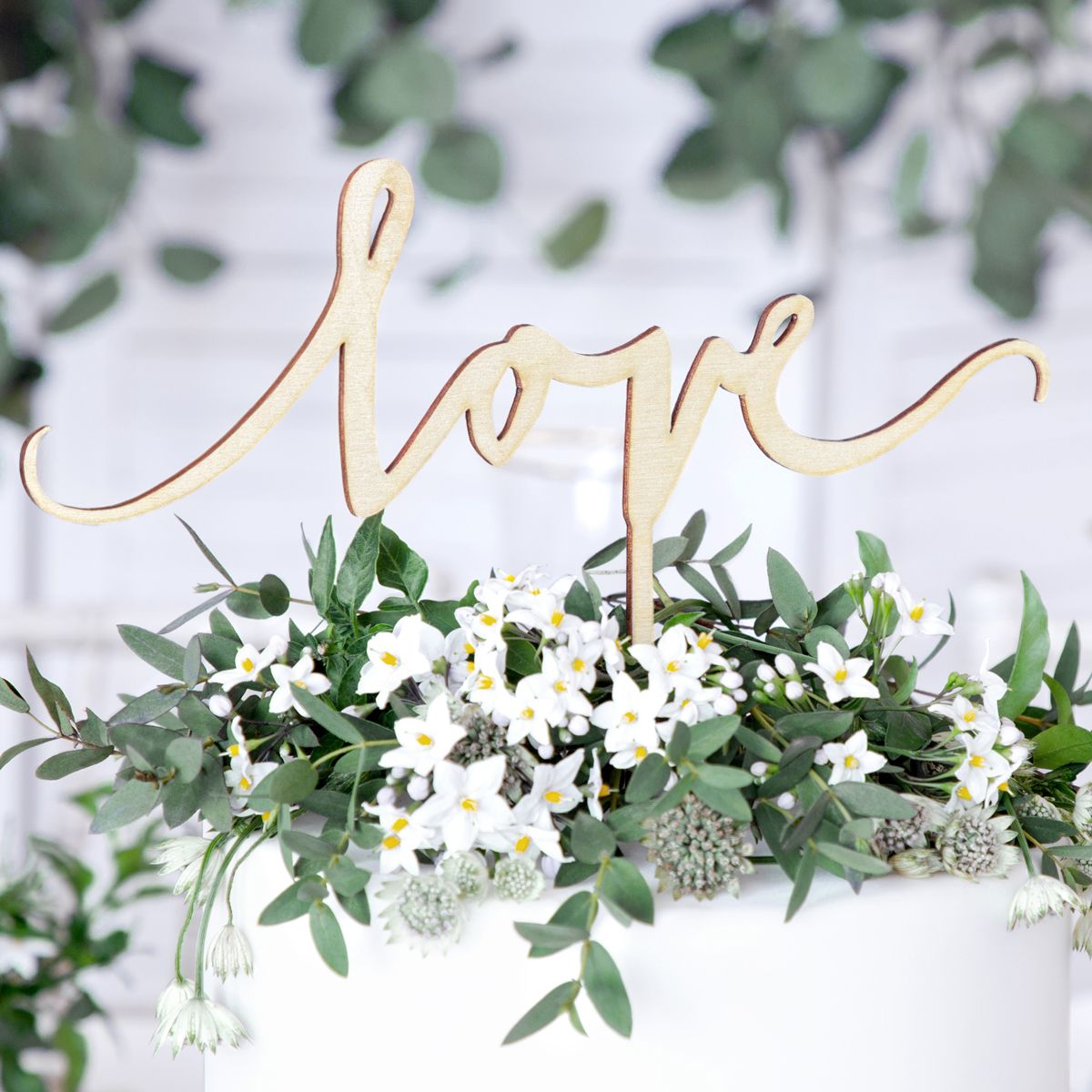 Cake topper en bois Love PartyDeco