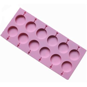 Moule silicone à sucettes Ø 3,5 cm 12 empreintes