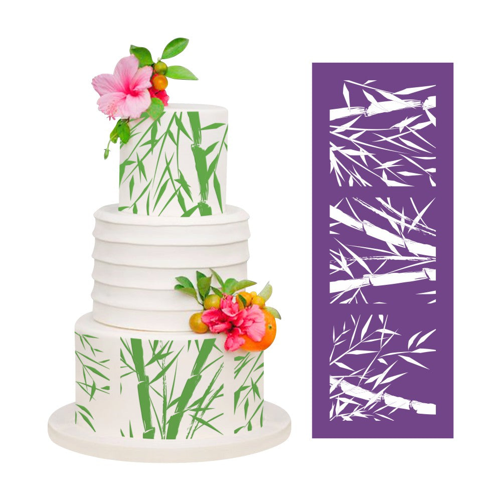 Pochoir Mesh Stencil Bambou