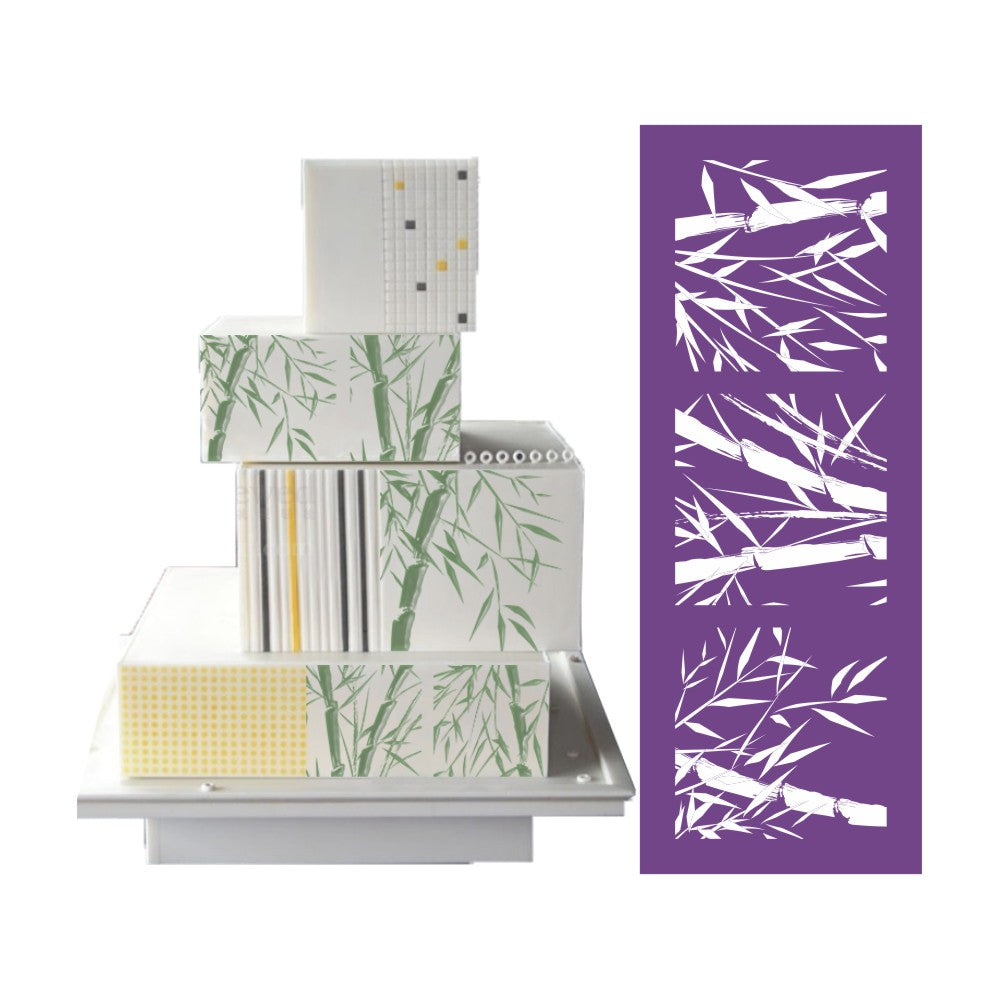 Pochoir Mesh Stencil Bambou