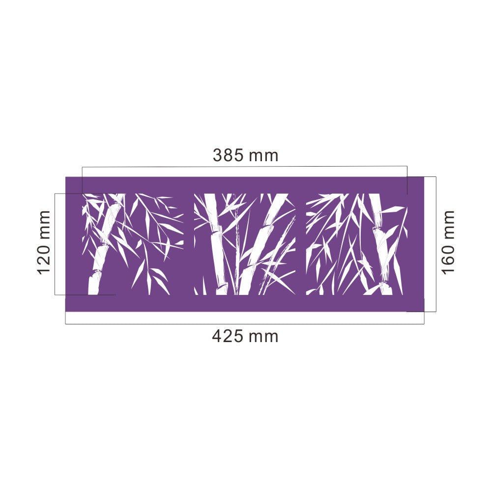 Pochoir Mesh Stencil Bambou