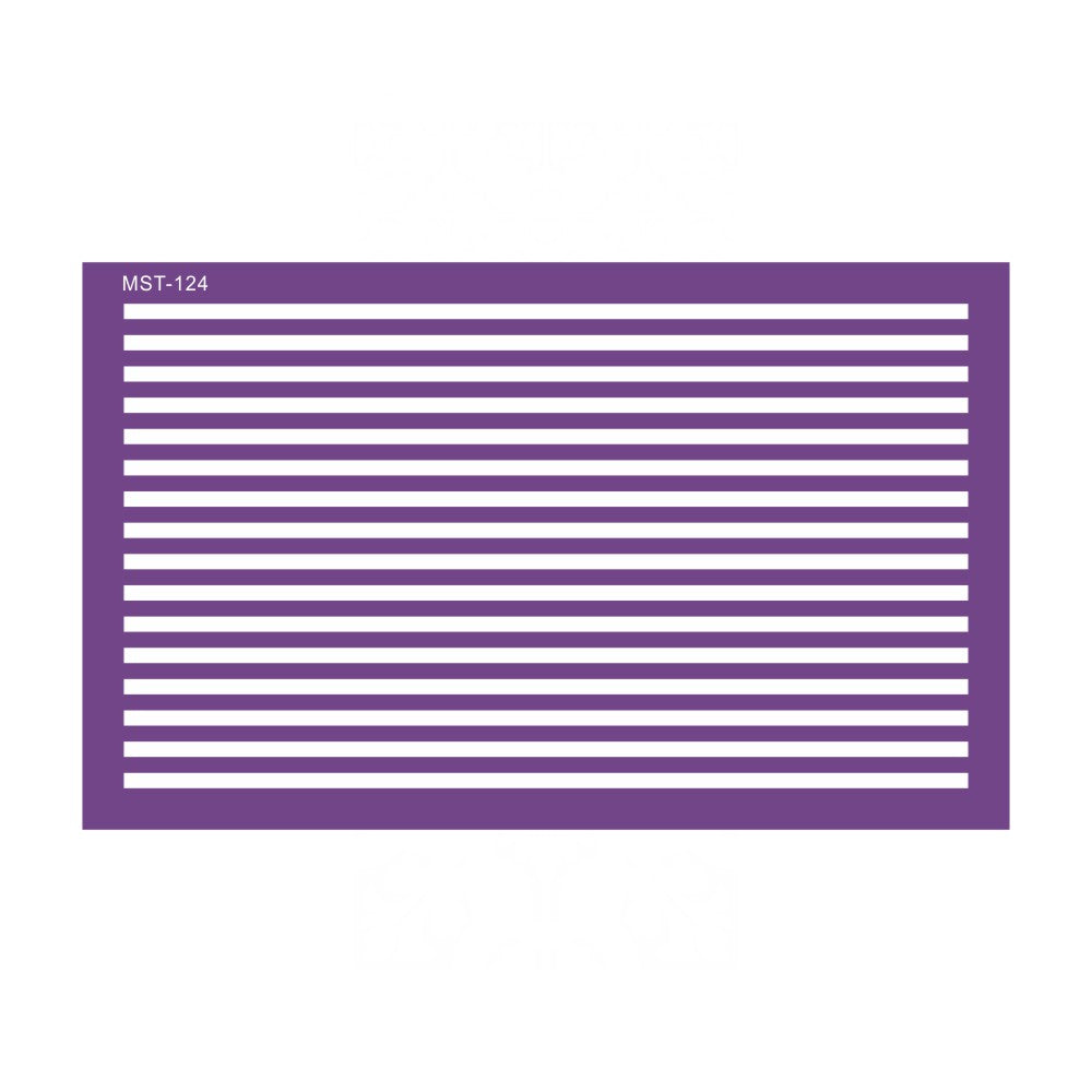 Pochoir Mesh Stencil rayures fines