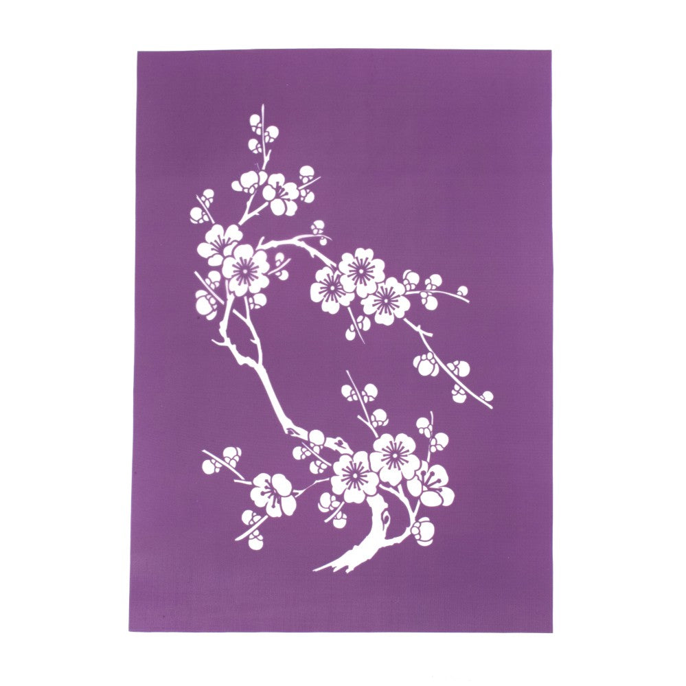 Pochoir Mesh Stencil cerisier Sakura