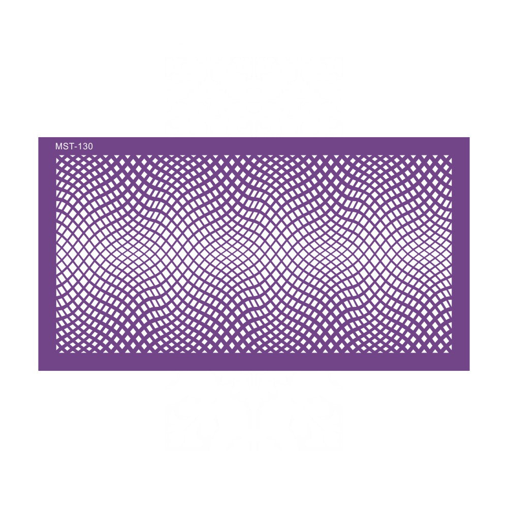 Pochoir Mesh Stencil illusion