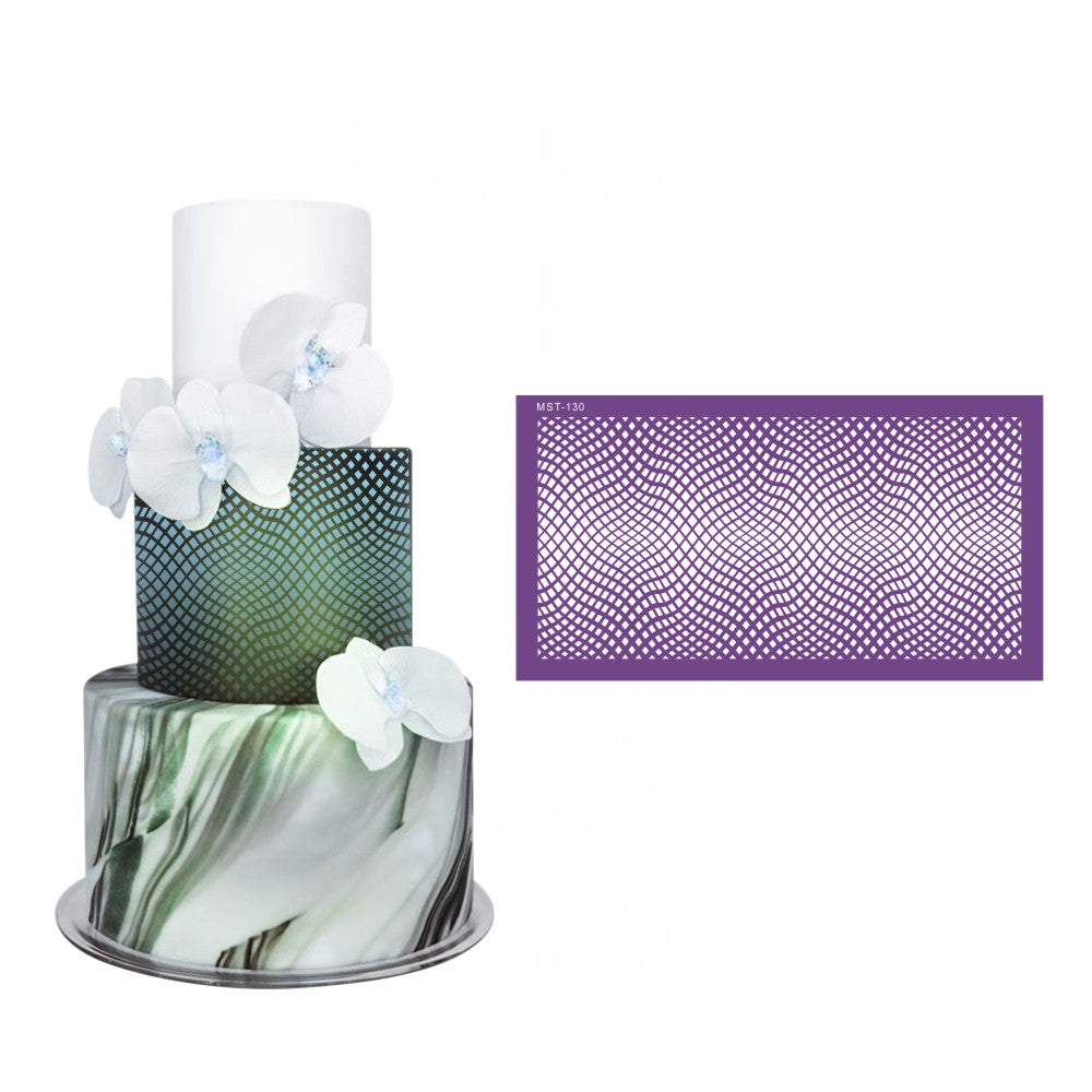 Pochoir Mesh Stencil illusion