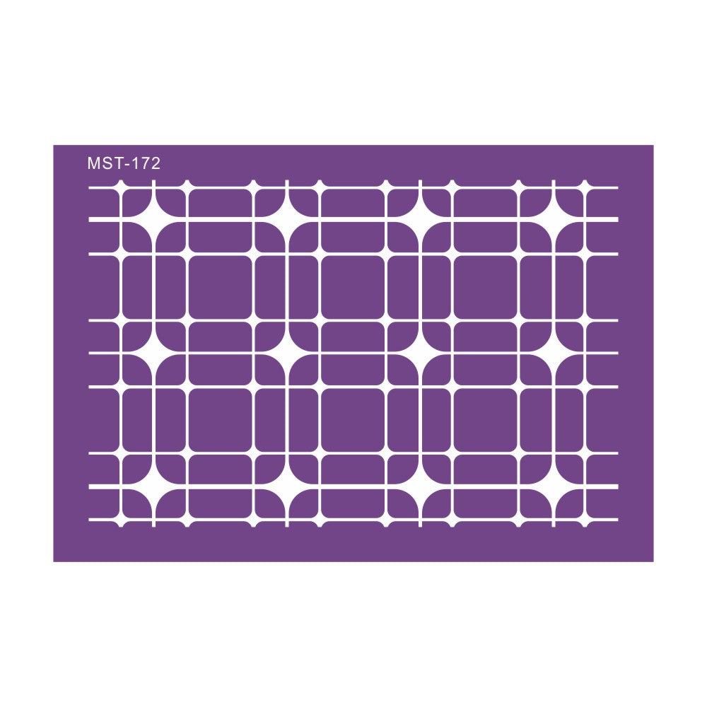 Pochoir Mesh Stencil quadrillage