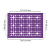 Pochoir Mesh Stencil quadrillage