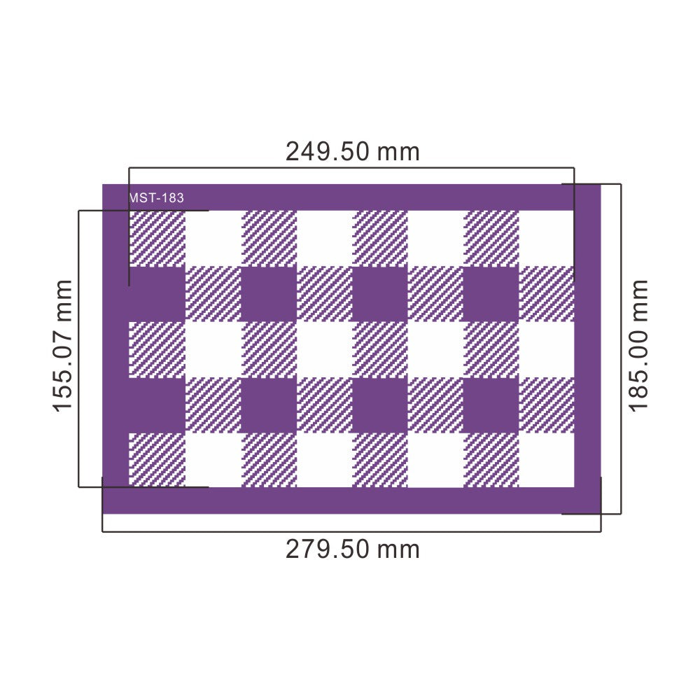 Pochoir Mesh Stencil Vichy