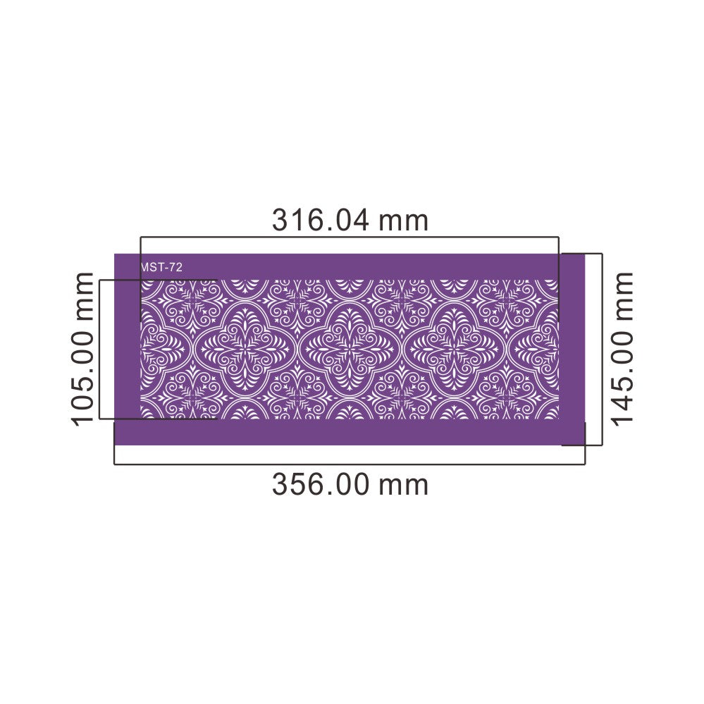 Pochoir Mesh Stencil Fresque