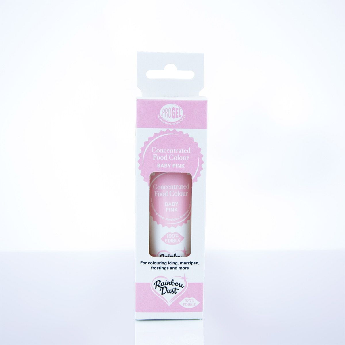 Colorant gel concentré ProGel rose bébé Rainbow Dust