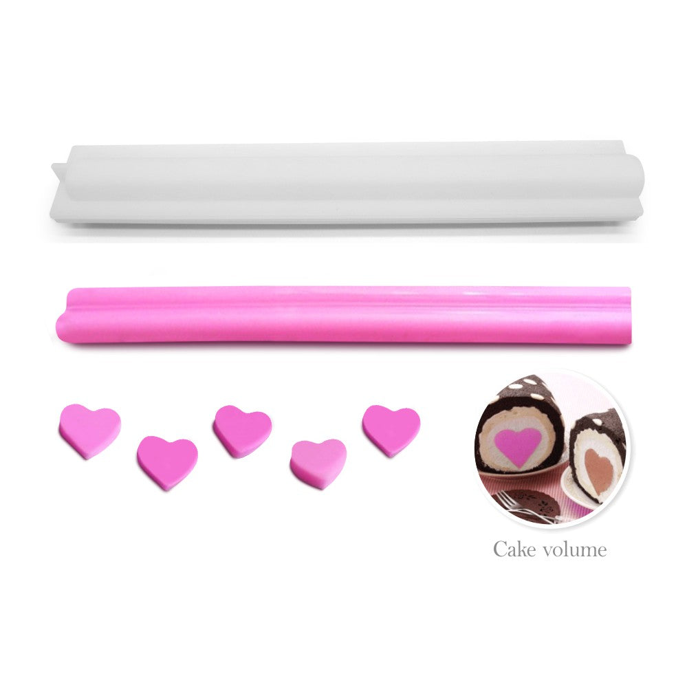 Moule à insert cœur en silicone
