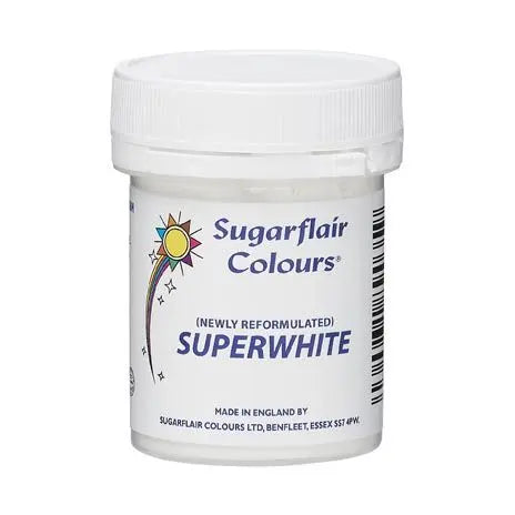 Colorant poudre Super Blanc Icing Whitener Sugarflair