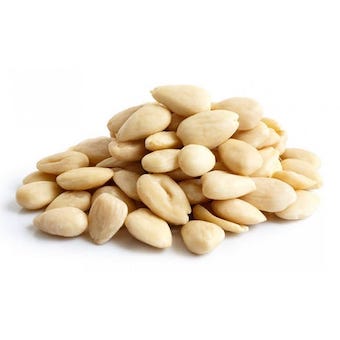 Amandes crues blanchies