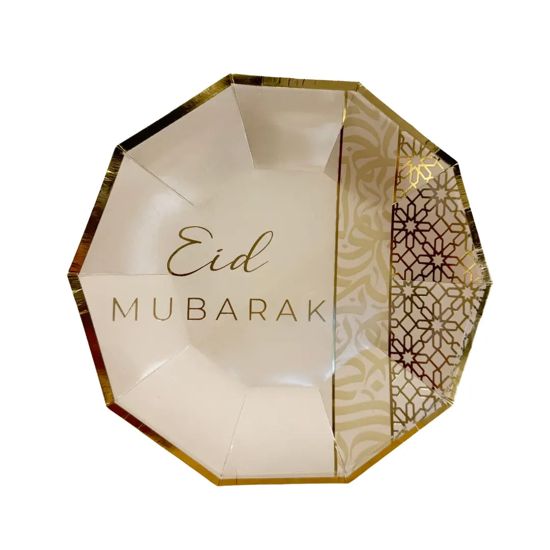 Assiettes Eid Mubarak Sable Sublime x6