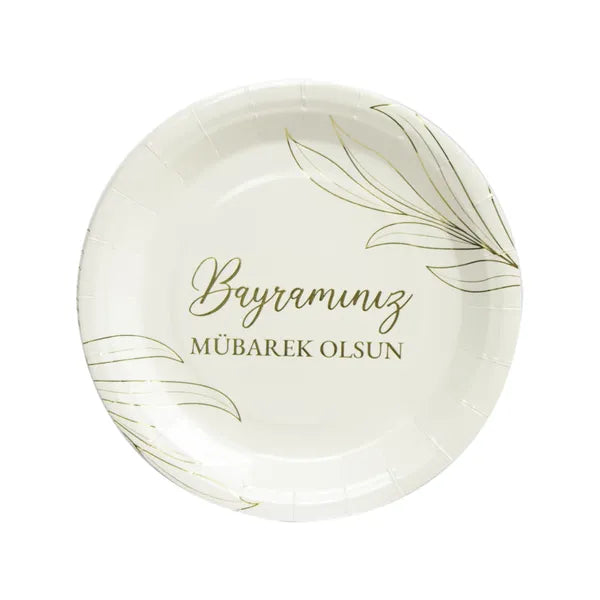 Assiettes Bayram Mubarek Olsun x6
