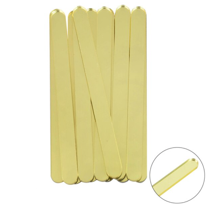 Bâtons Magnum acrylique doré x12