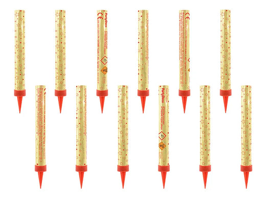 Fontaines à gâteaux Or PartyDeco (Lot de 12)