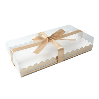 Boîte à offrir rectangle Farah 30 x 15 cm