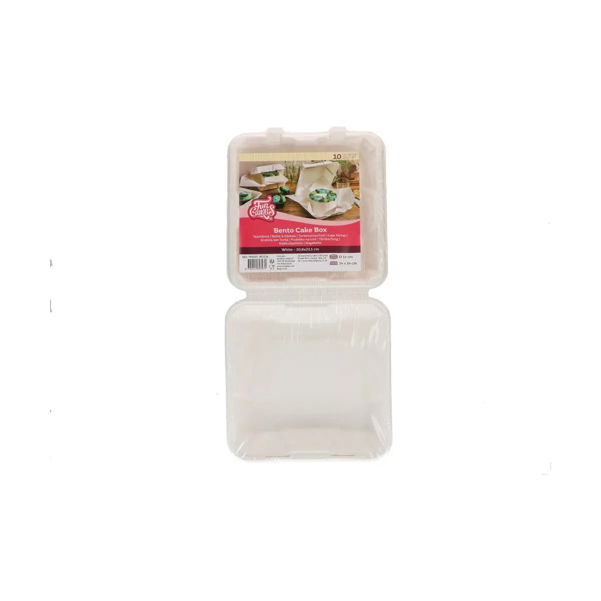 Boîte à gâteaux bento cake x10 FunCakes