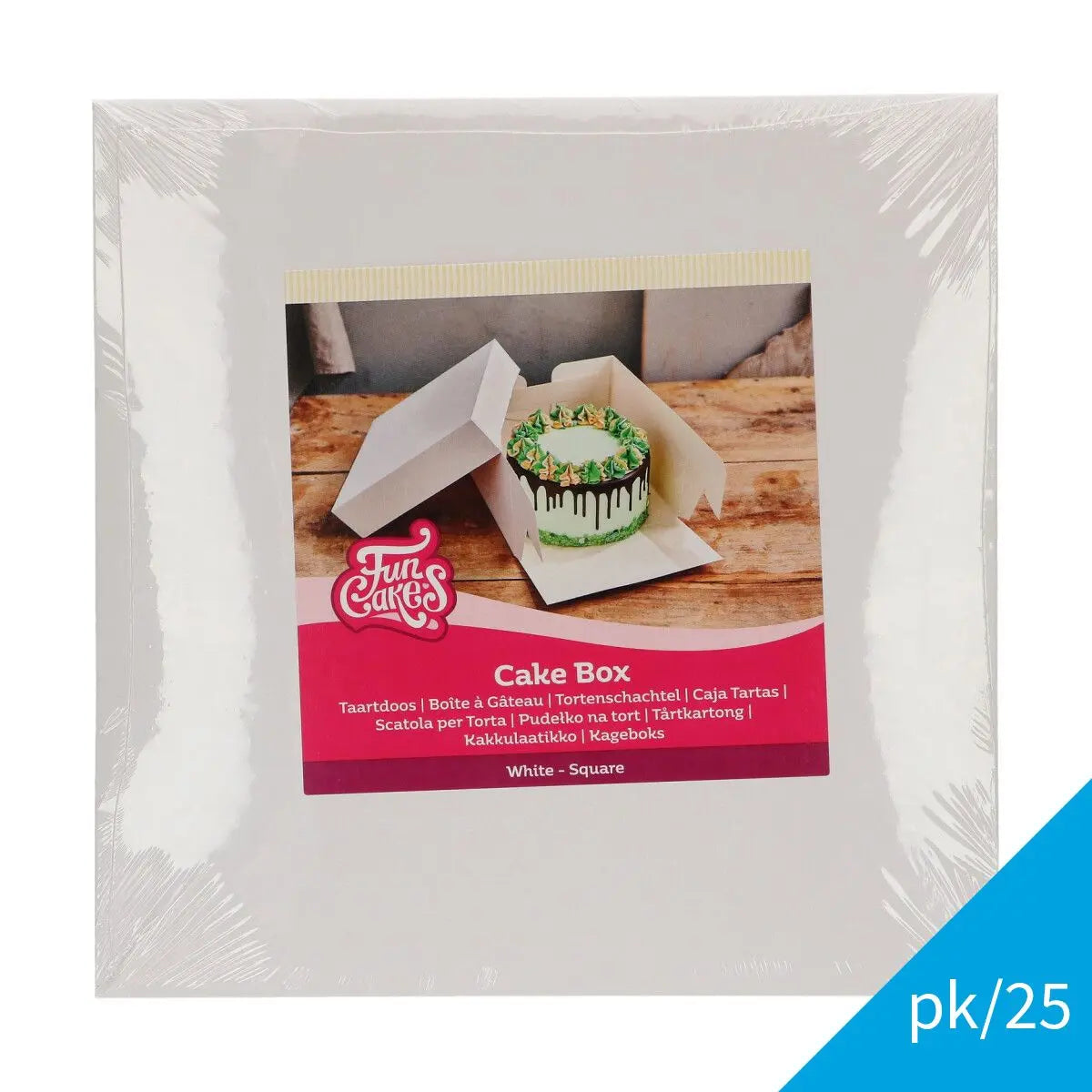 Boîte à gâteaux hauteur 15 cm FunCakes