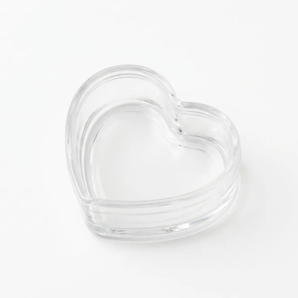 Bonbonnières cœur transparentes lot de 12