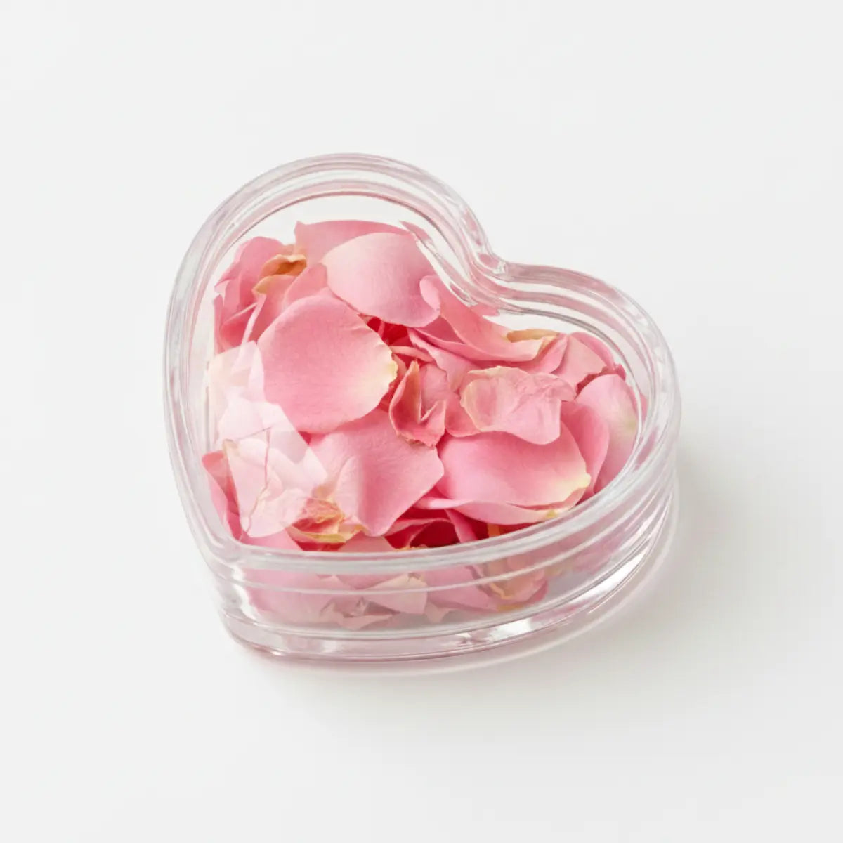 Bonbonnières cœur transparentes lot de 12