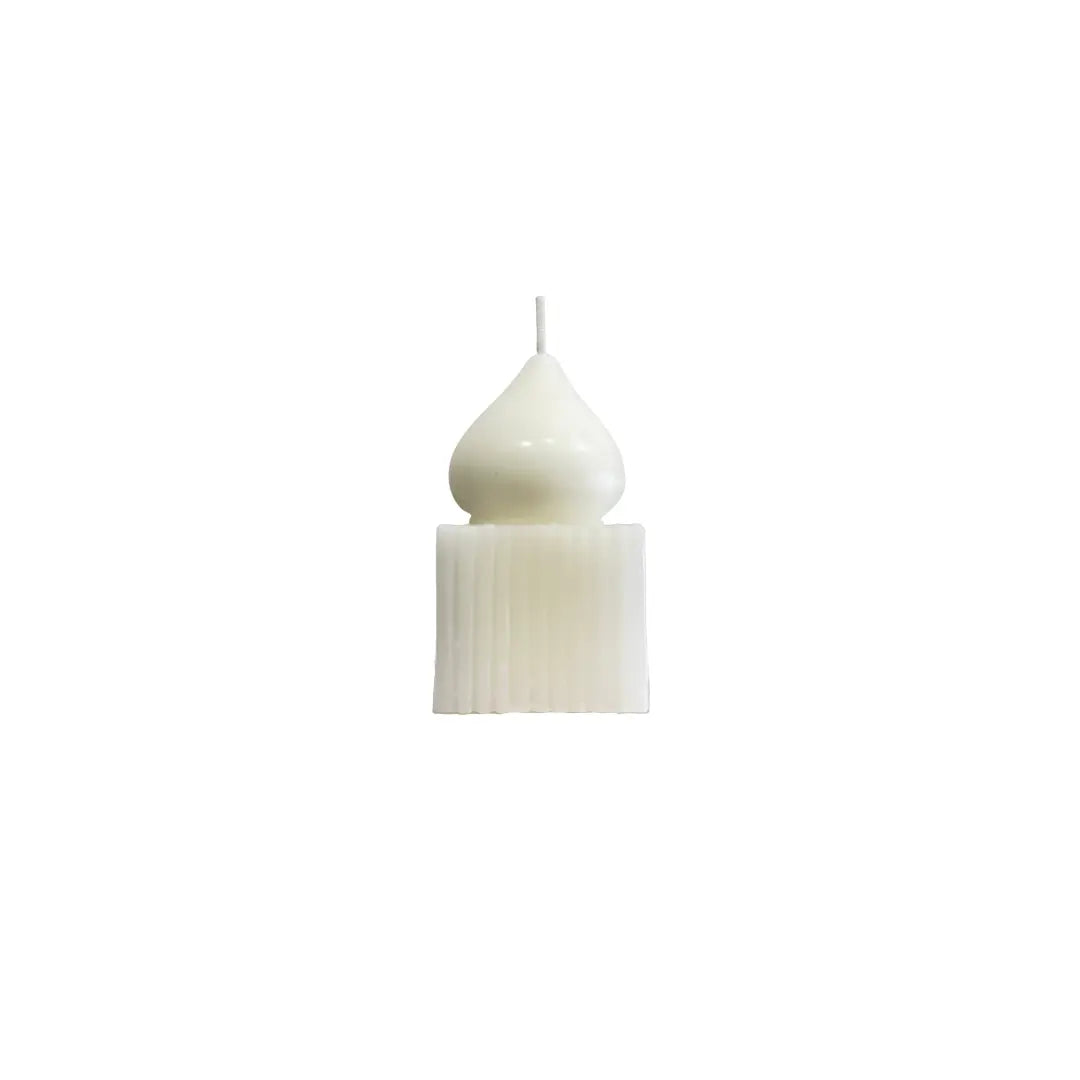 Bougie parfumée jasmin dôme blanc cassé