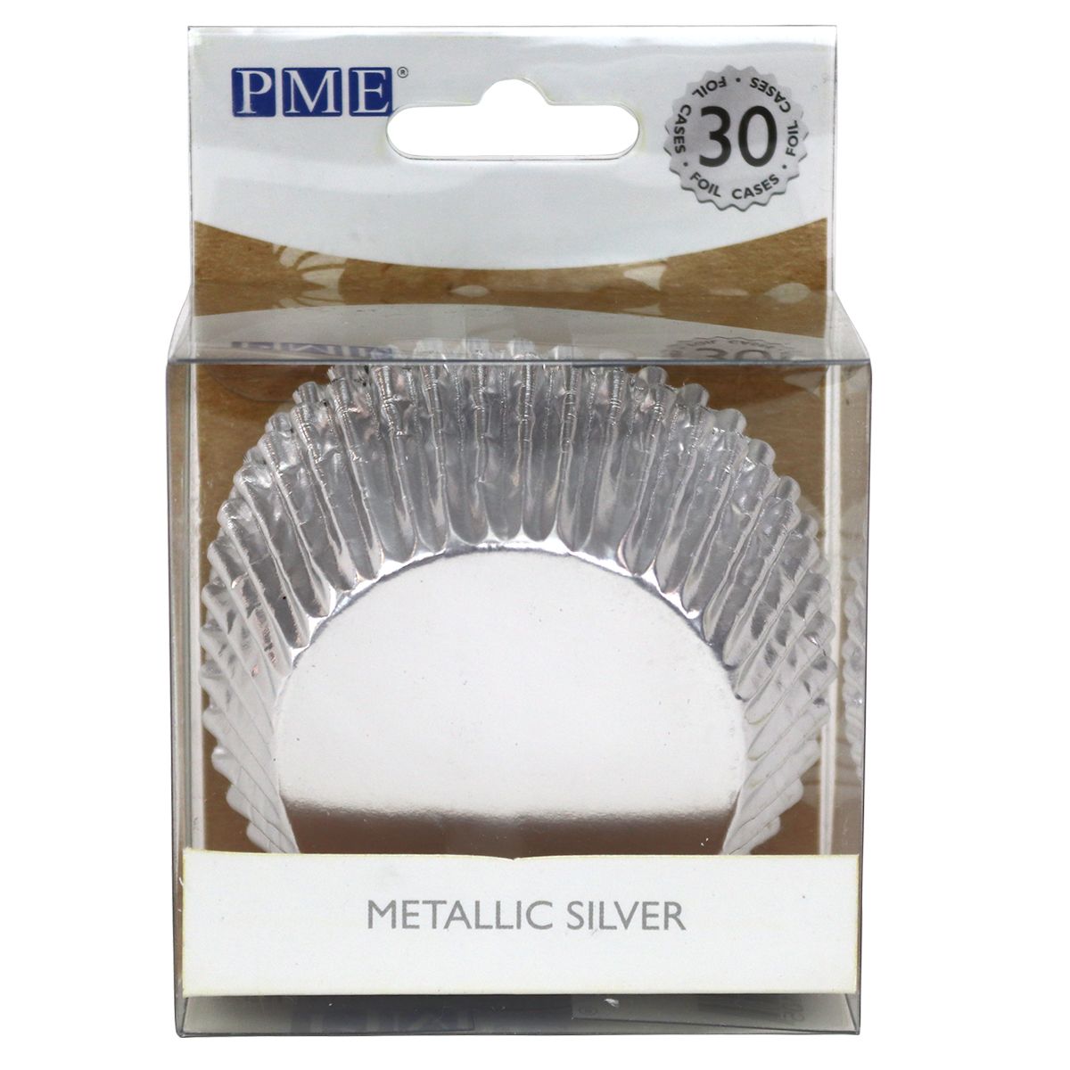 Caissettes à cupcakes argent x30 PME
